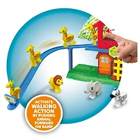 Kid Connection Animal Zoo Play Set, Lights & Sounds, 22 Pieces