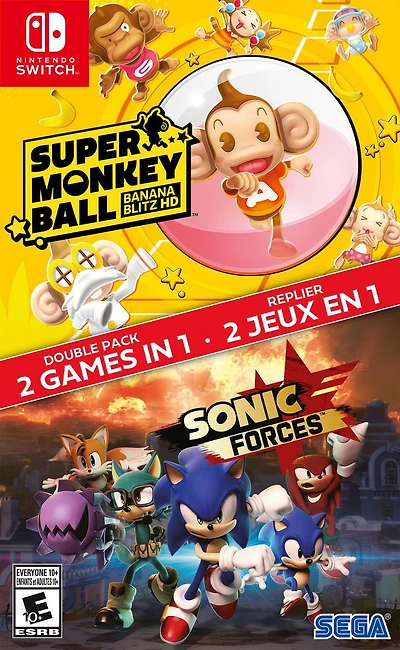 Sonic Forces / Super Monkey Ball Banana Blitz HD Double Pack (Nintendo Switch), Nintendo Switch