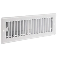 Imperial 3 po x 10 po Registre de plafond en acier, blanc 3x10po WHT Lvrd Ceiling Reg
