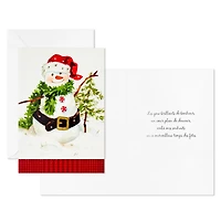 Boîte de cartes de Noël en français – Assortiment de cartes – Image Arts (Bonhomme de neige), 16 cartes