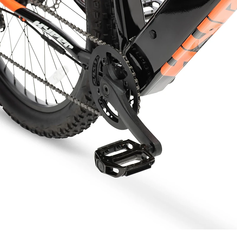 Hyper Bicycles 27.5" 36V Hero Lectro Electric Mountain Bike, Orange Black, Hyper 27.5" Hero E bike Mtn Org Blck