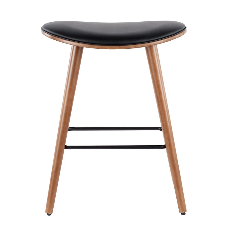 Tabouret de comptoir moderne milieu-du-siècle Saddle de LumiSource