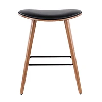 Tabouret de comptoir moderne milieu-du-siècle Saddle de LumiSource