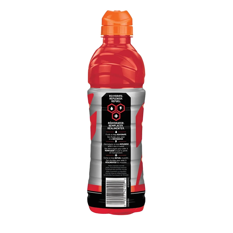 Boisson énergétique Gatorade Fruit Punch 710 mL, Bouteille 710 ml