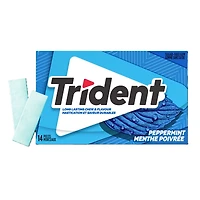 Trident, Peppermint Sugar-free Gum Multipack - Pack of 3 (42 Pieces)
