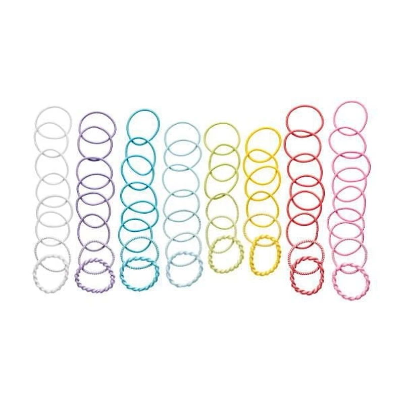 Goody Ouchless Styling Essentials Élastiques pour cheveux, enfants assortis - 60 Ct Goody Kids Elastics