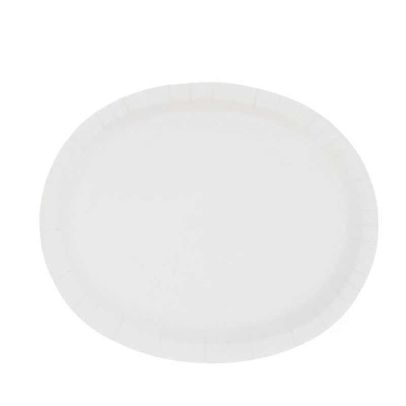 Way to Celebrate!  Summer 8 Oval Plate-Flamingo Pattern