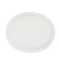 Way to Celebrate!  Summer 8 Oval Plate-Flamingo Pattern