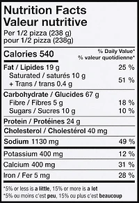 Dr. Oetker Suprema Margherita Pizza surgelée Napolitaine - 475G Suprema - 475G Margherita