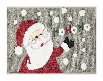Tapis de bain Père Noël 18x24" Multi avec support en gel
