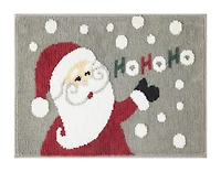 Tapis de bain Père Noël 18x24" Multi avec support en gel