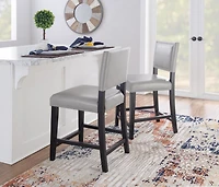 Tabouret de Comptoir Gris colombe Garland