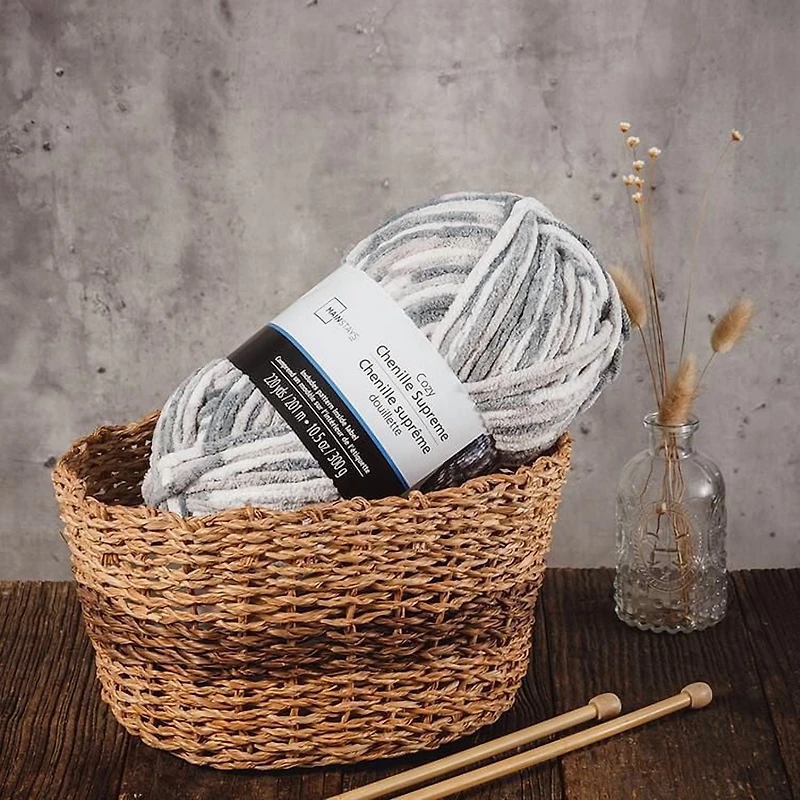 MAINSTAYS Lot de 2 nuances de fil polyester gris