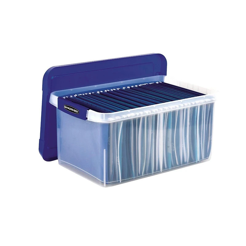 Bankers Box 20” Storage Bin, Heavy-duty, durable plastic construction