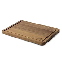 Thyme & Table Medium 10"x14" Acacia Wood Cutting Board with Triangle Shaped Anti-Slip Grips