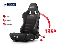 Next Level Racing® ERS5 Elite Reclining Seat- Fabric & SIMAERO Mesh Edition [NLR-E056]