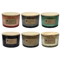 Hometrends 15oz Magnolia & Mulberry Scented 4-Wick Candle, 15oz fragranced candle
