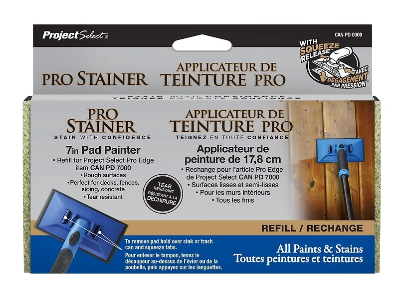 Rechange applicateur de Teinture Pro 17,8cm Résistant à la déchirure