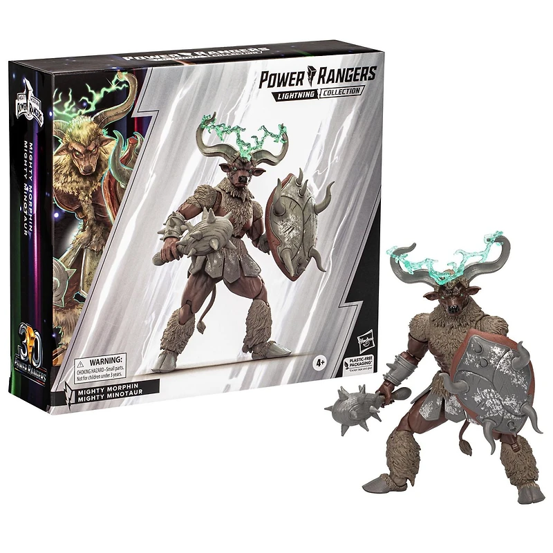 Power Rangers Lightning Collection, figurine Mighty Morphin Mighty Minotaur de 15 cm, jouets Power Rangers pour filles et garçons, dès 4 ans