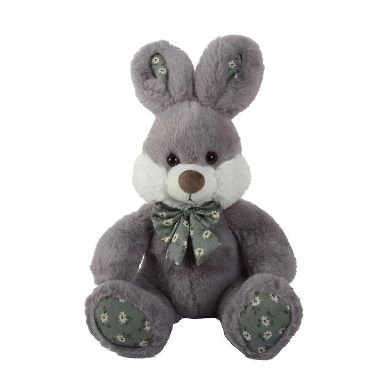 La façon de célébrer Pâques 10 "lapin en peluche lapin gris