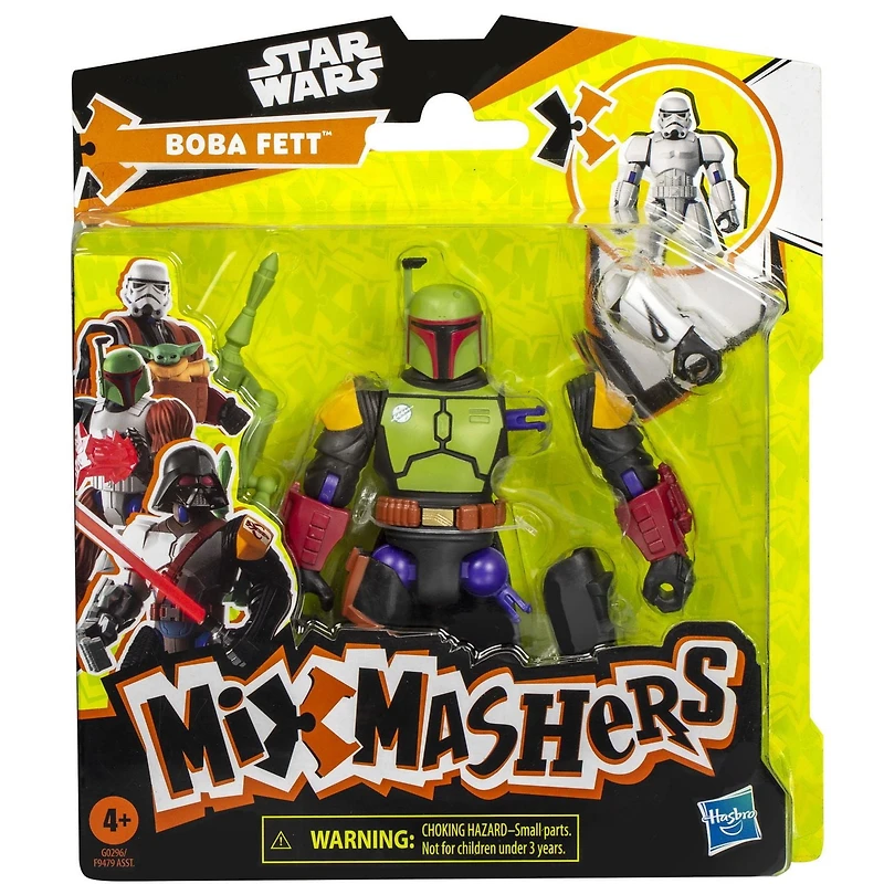 MixMashers Star Wars, figurine personnalisable Boba Fett à mélanger et combiner avec accessoires