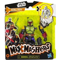 MixMashers Star Wars, figurine personnalisable Boba Fett à mélanger et combiner avec accessoires