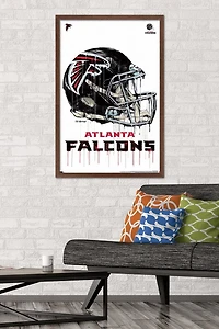 NFL Atlanta Falcons - Drip Helmet 20 Wall Poster
