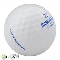 Mulligan - 60 balles de golf récupérées Bridgestone Precept - Femme 5A, Blanc
