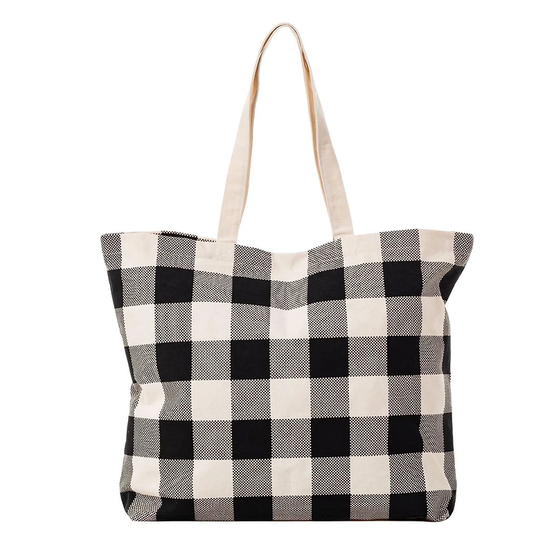 Sac fourre-tout en toile Grand sac réutilisable pour les courses et le shopping avec poignées
