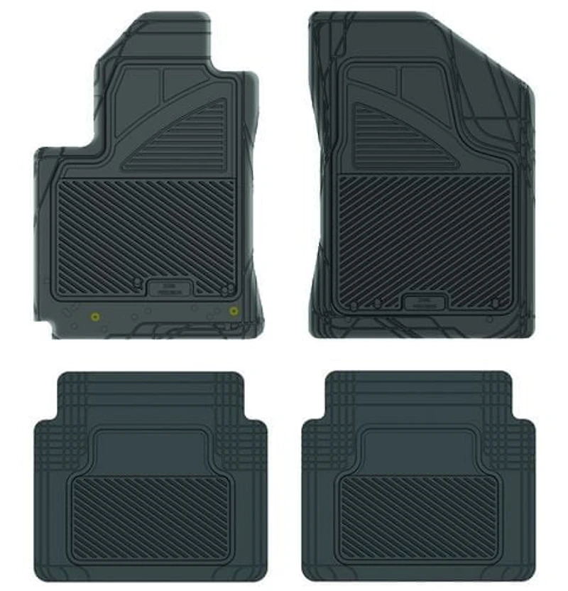 Ensemble de 4 tapis Pants Saver Custom Fit pour Pontiac (Noir) 2005+ Pursuit