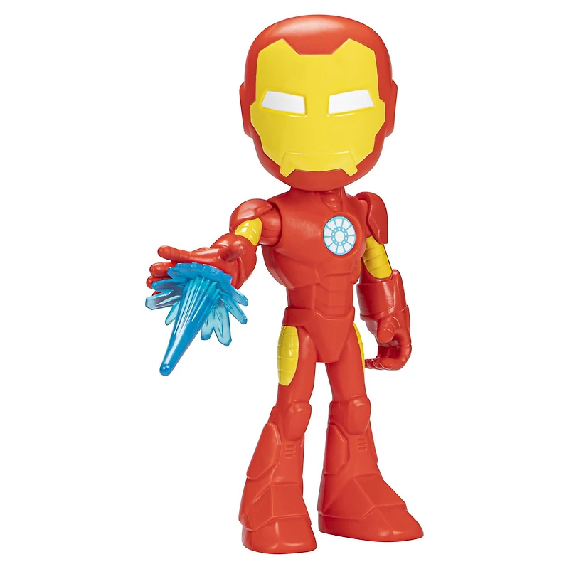 Marvel Spidey Spidey et ses Amis Extraordinaires, figurine de super-héros format géant Iron Man pour enfants, dès 3 ans