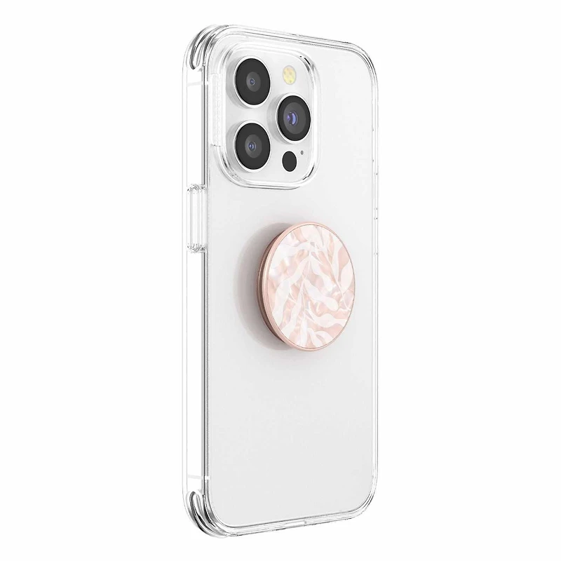 PopSockets PopGrip Acetate Serenity Magnétique | Support de Téléphone | Interchangeable, Compatible avec la Recharge Sans Fil