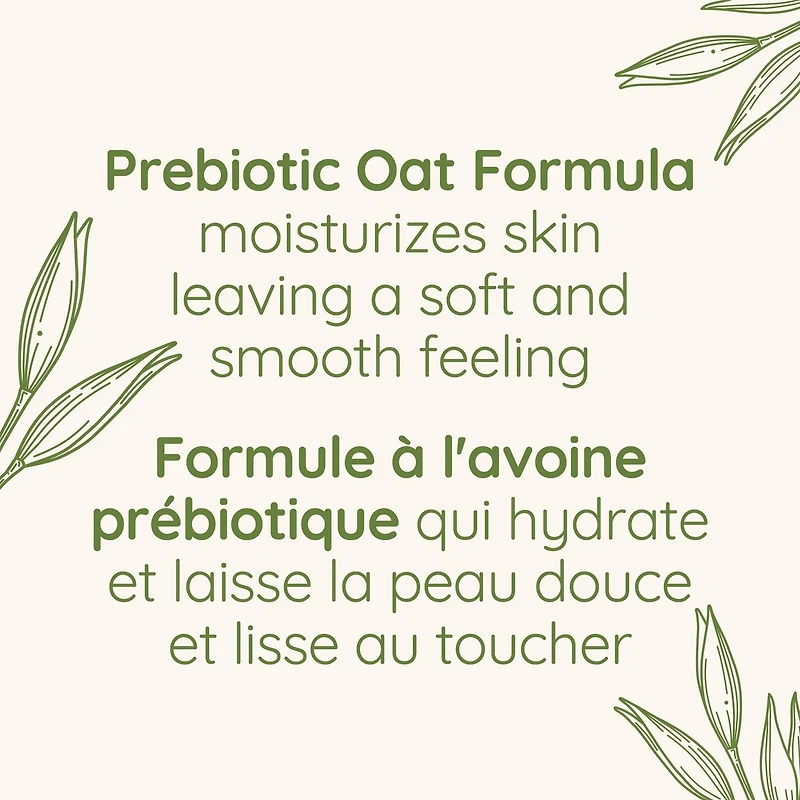 Aveeno Daily Moisturizing Body Wash, Dry Skin Care, Gentle Cleanser, Oat, Emollient, Shower Product, Lightly Scented, 975 mL