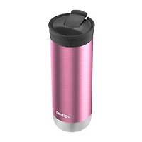 Tasse de voyage isotherme Contigo Huron 2.0, acier inoxydable, 591 ml (20 oz), couvercle SNAPSEAL, glacier, azalée et bleuet, ensemble de 3 Sans BPA
