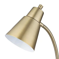 Lampe de bureau industrielle-moderne, laiton antique, Mainstays