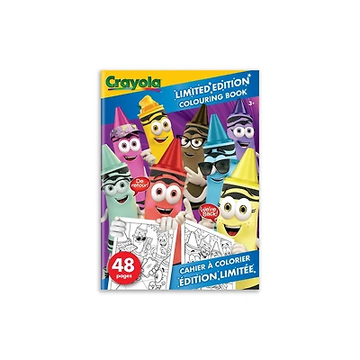 Crayola Limited Edition Colouring Book, 48 Pages, 8 crayons retired colours