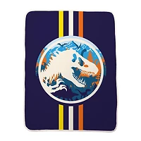 Jurassic "Rex Crest" Throw