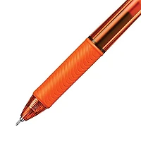 EnerGel-X Rétractable Stylo à Encre Gel, (0,5mm) Pointe Aiguille, Encre Orange