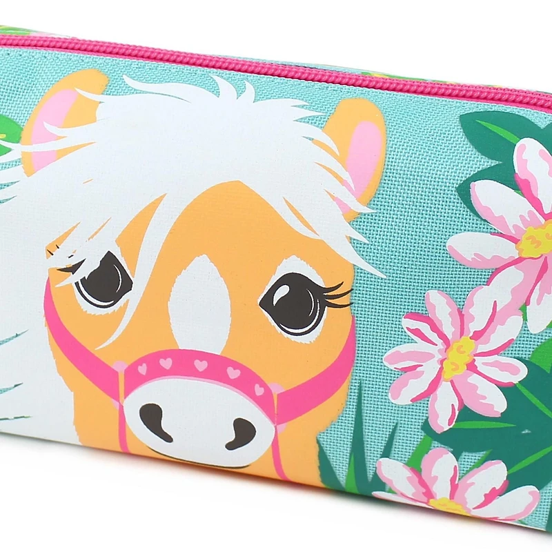 Pen + Gear Character Pencil Pouch with Pretty Pony Design