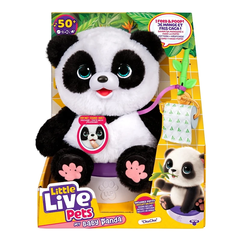 Petits animaux vivants Mon bébé panda Chuchu