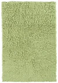 Tapis Nouveau Flokati 1400 gr de 5' x 8', Vert Citron