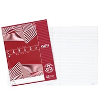 Louis  Garneau cahier Canada ligné rouge