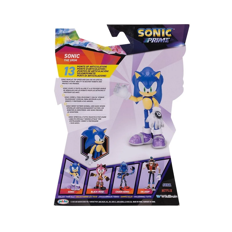 Sonic Prime 5 Inch Figure - Sonic The Grim