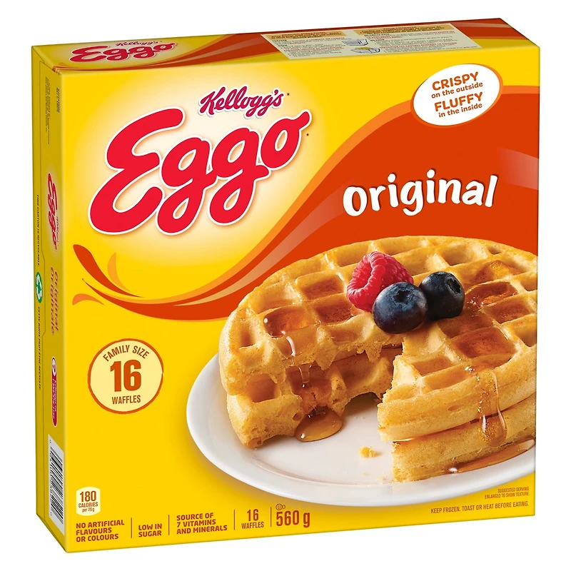 Gaufres EGGO* Originale, 560g (16 gaufres) 560 g, 16 gaufres
