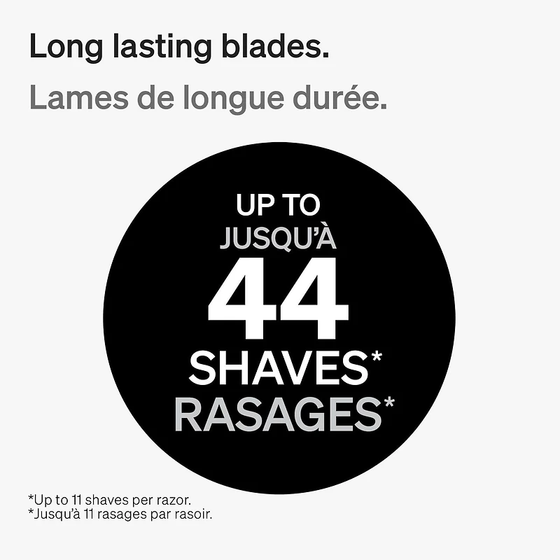 4 rasoirs jetables à 3 lames pour hommes Schick Xtreme3 pour peau sensible 4ct