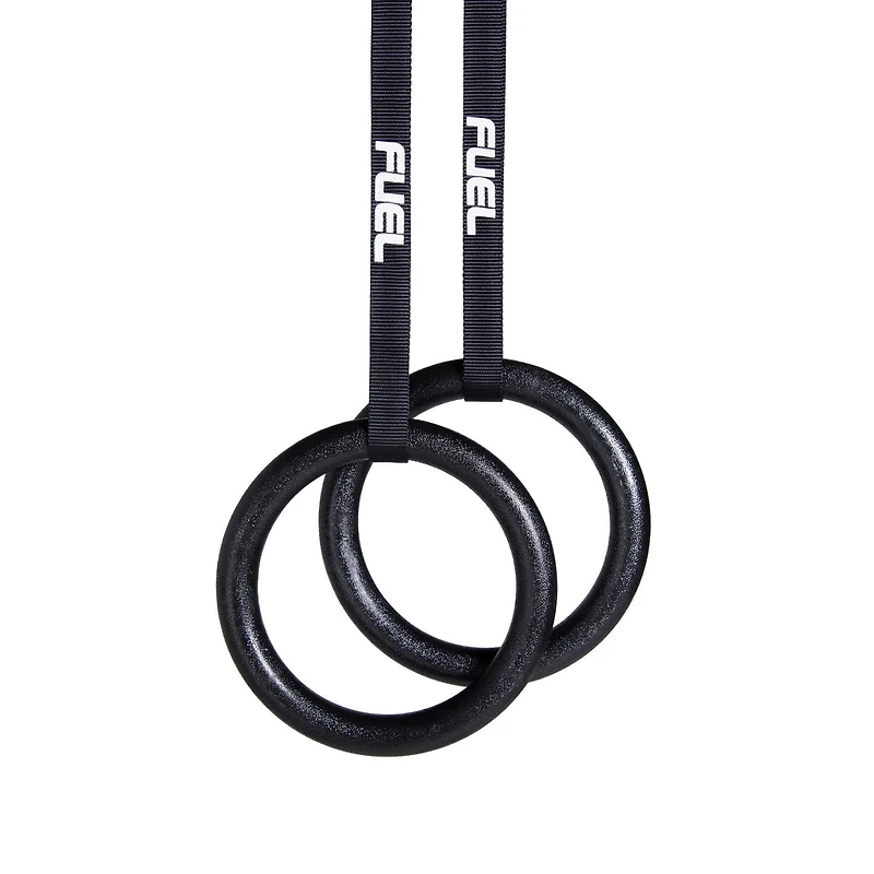 Fuel Pureformance Gymnastics Rings with Straps, Green