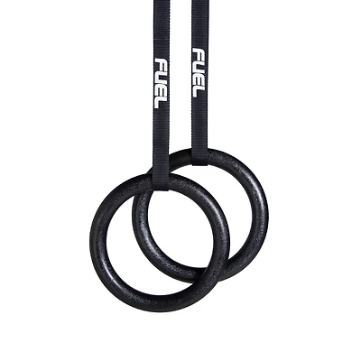 Fuel Pureformance Gymnastics Rings with Straps, Green