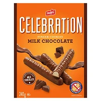 Celebration Batonnets Enrobes de Chocolat Lait 240g / Biscuits en Boite