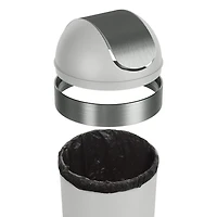 Umbra Venti 16-Gallon (62L) Trash Can with Swing Top Lid