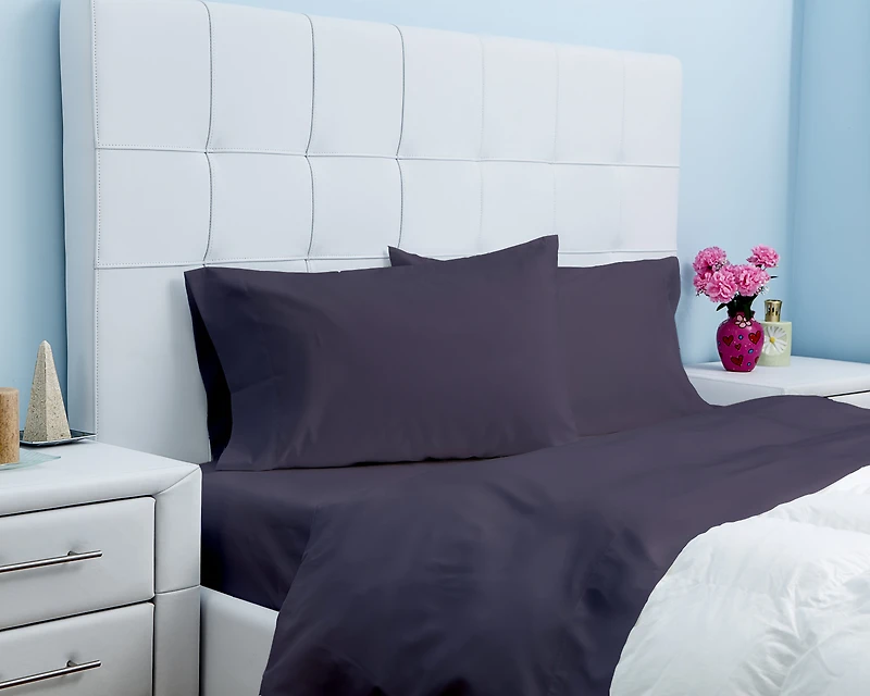 Ensemble de draps en microfibre de Gouchee Home – Ensemble de literie 4 pièces, microfibre ultra-douce